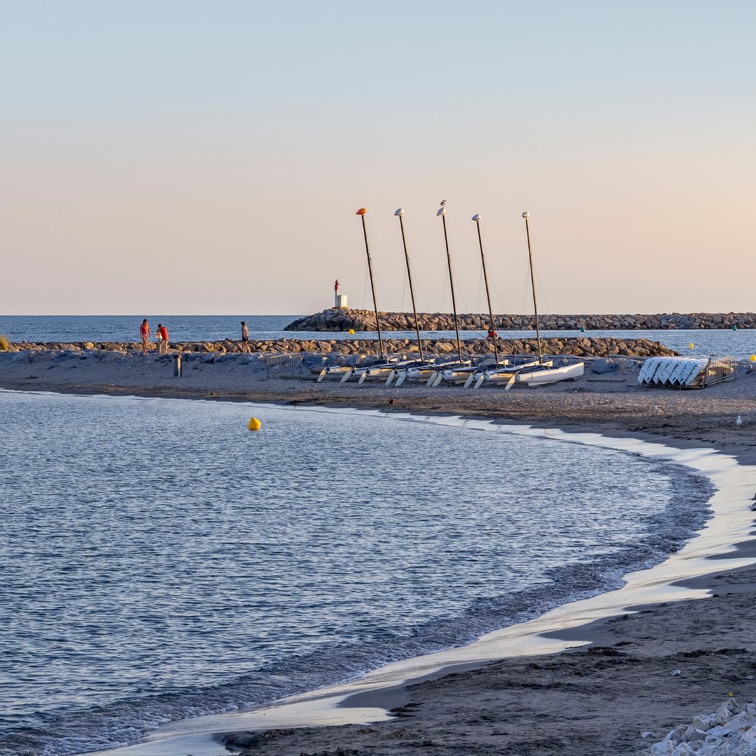 Sainte-Marie-la-Mer plages alentours camping les Flamants Roses Canet-en-Roussillon